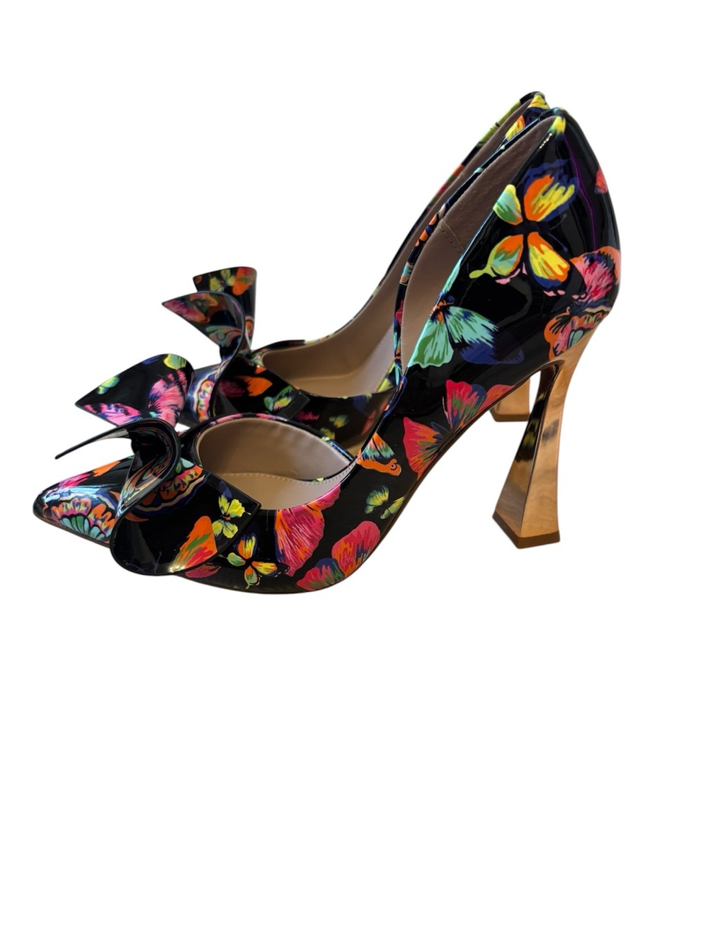 Rare 🦋✨ Betsey Johnson “Nobble-P” Butterfly Bow Heels ✨🦋